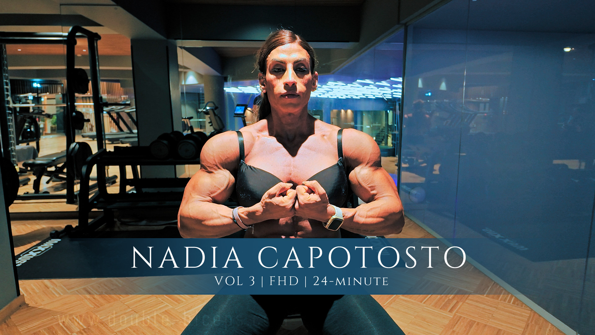 Nadia Capotosto performing in the best contest body shape